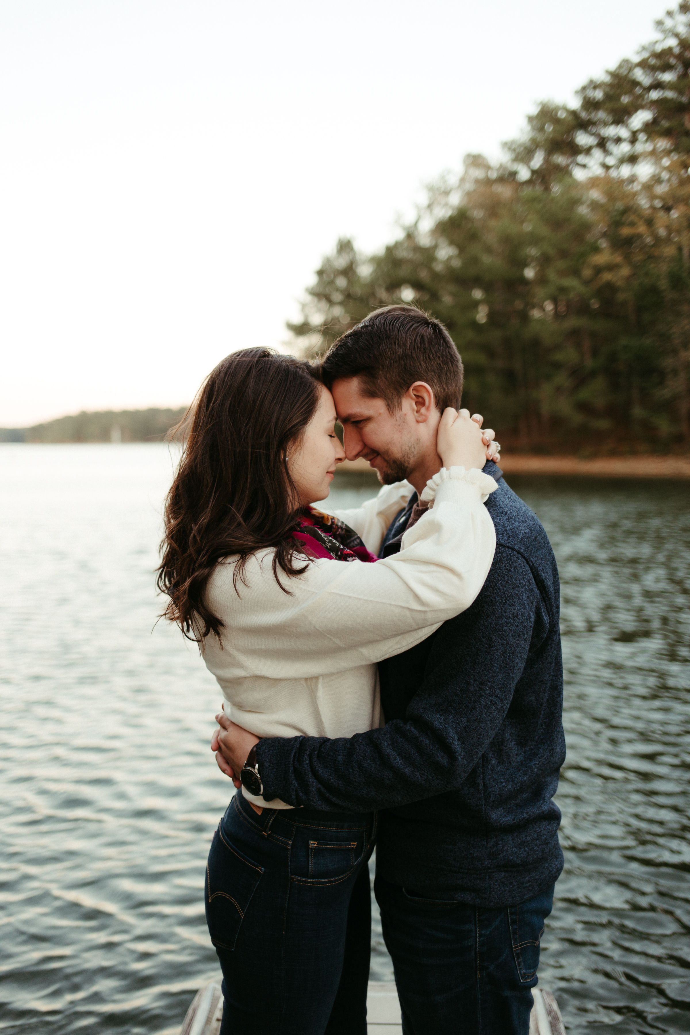 Red Top Mountain State Park Engagement Session in Fall Georgia