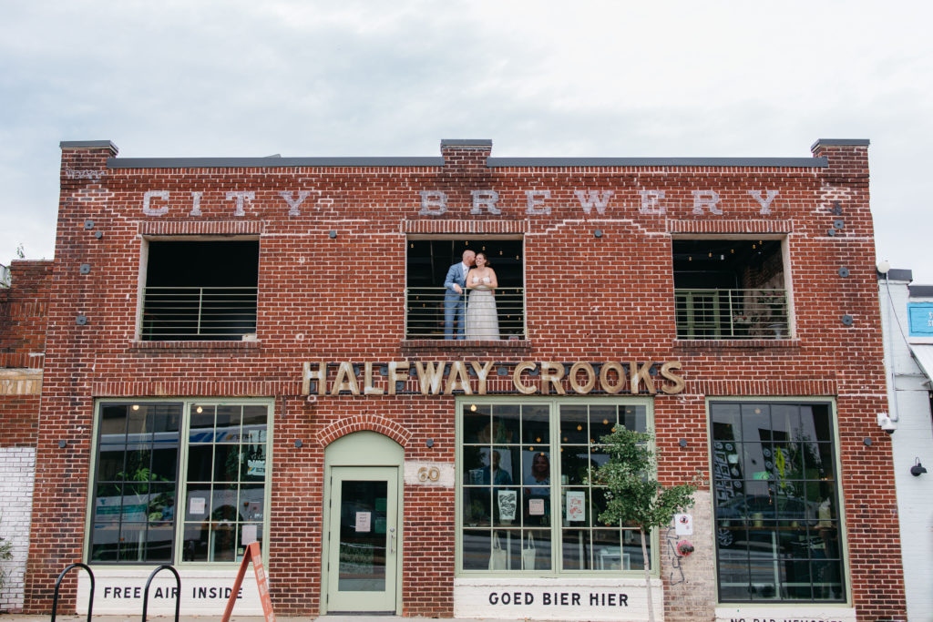 Halfway Crooks Brewery Atlanta Wedding Photography