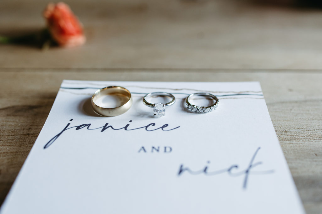 Choosing your wedding bands photography