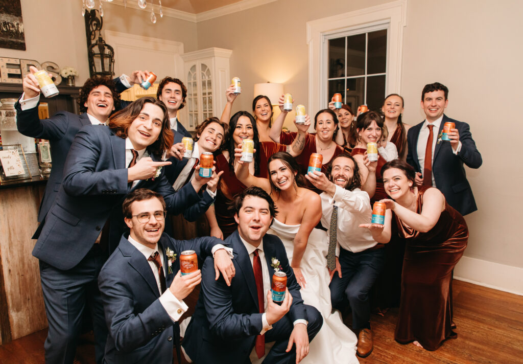 Atlanta wedding party photo